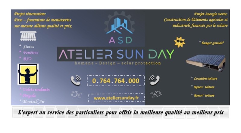 menuiserie  viriat ATELIER SUN DAY 